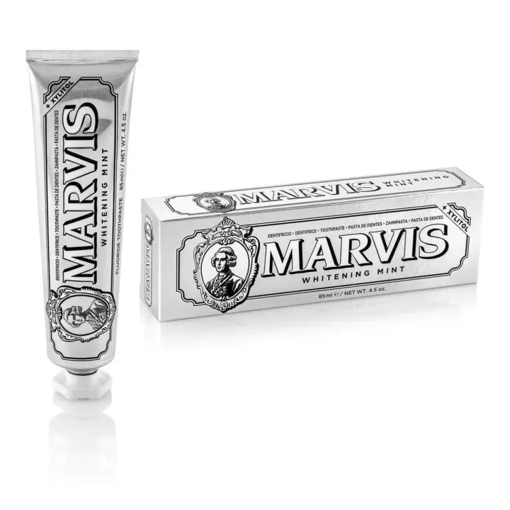 Dentifrice menthe blancheur Marvis - tube de 85ml