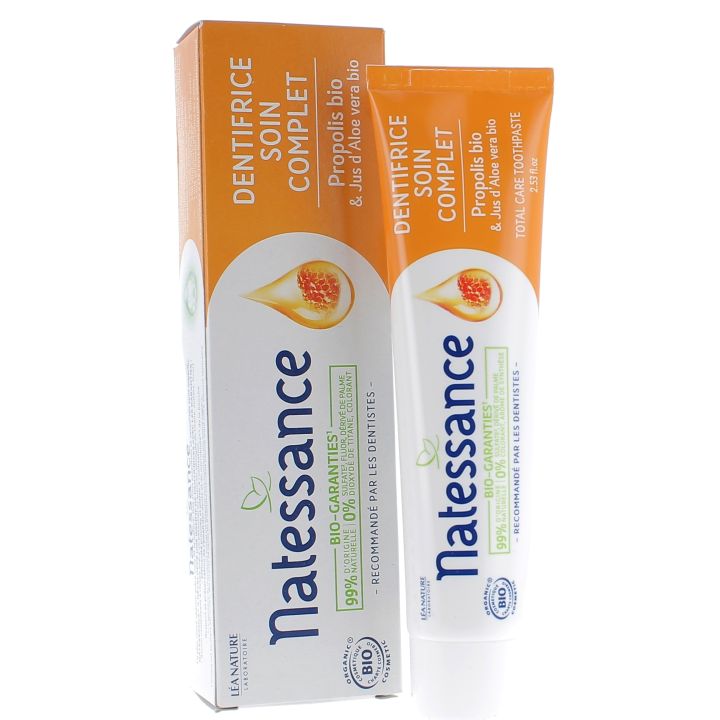 Dentifrice soin complet bio Natessance