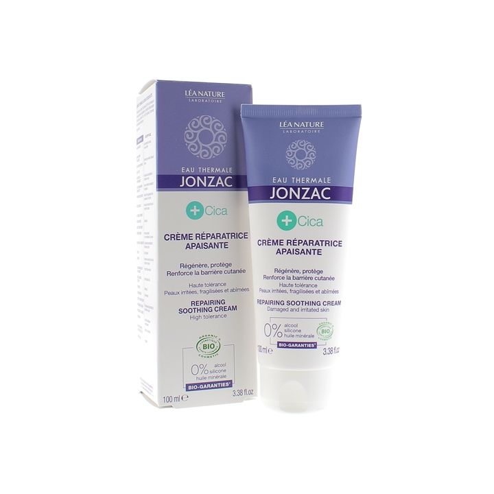 Eau thermale Jonzac +Cica Crème réparatrice apaisante bio Léa Nature