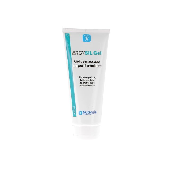 Ergysil Gel de massage corporel émollient Nutergia - tube de 200 ml