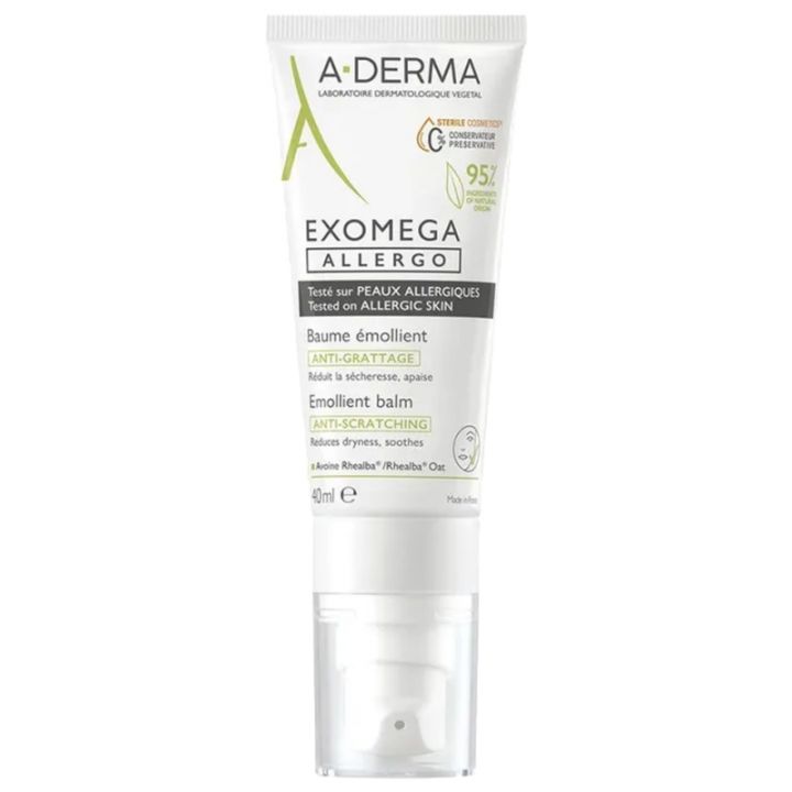 Exomega Allergo Baume émollient anti-grattage A-Derma