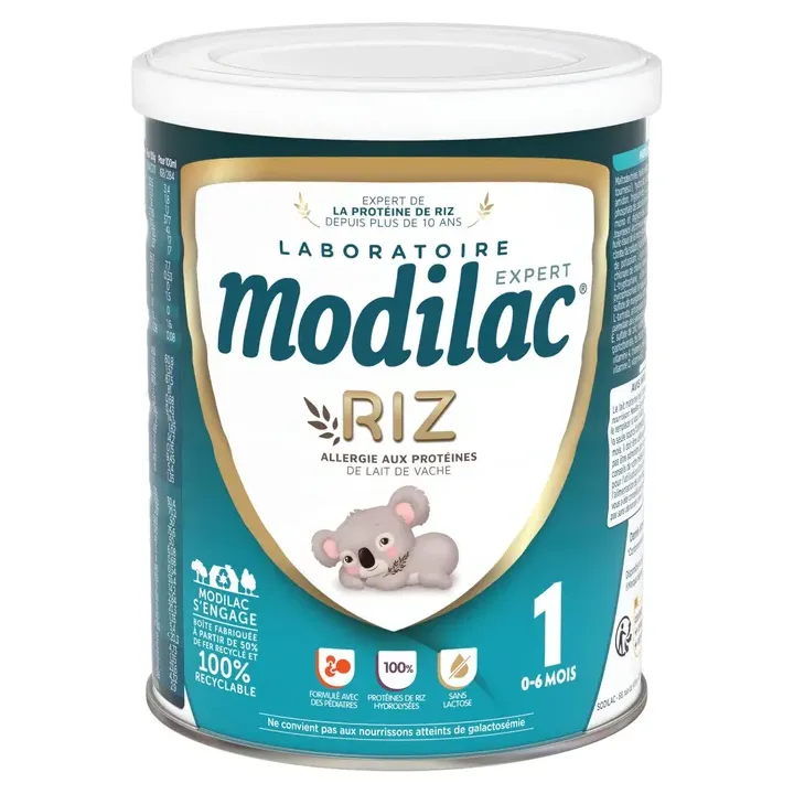 Lait de riz en poudre 1er âge 0-6 mois Modilac Expert