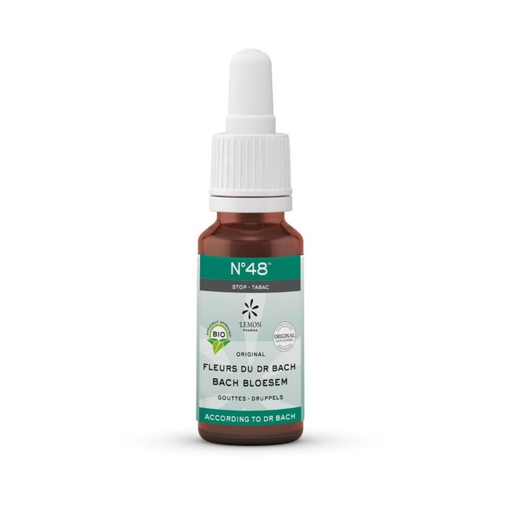 Fleurs de Bach N°48 Stop tabac bio Lemon Pharma - flacon de 20ml