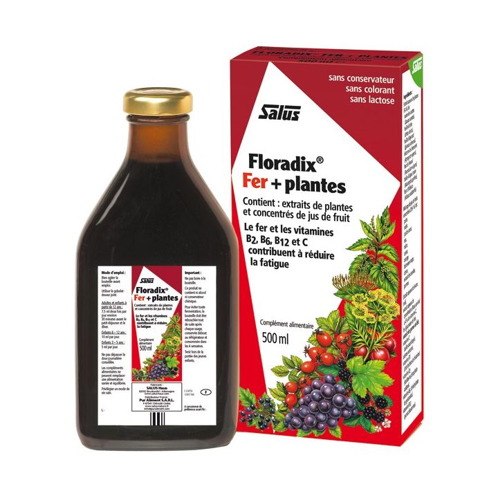 Floradix fer + plantes Salus