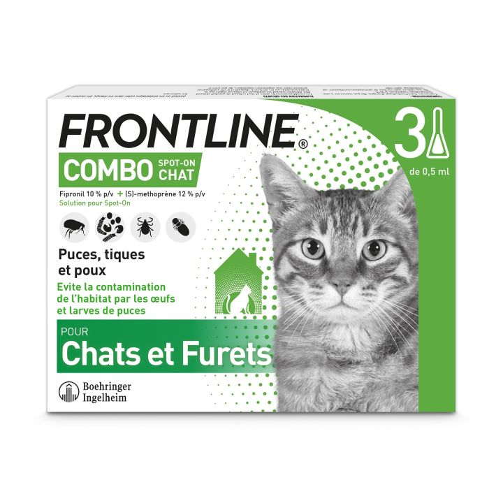 Frontline combo chats et furets