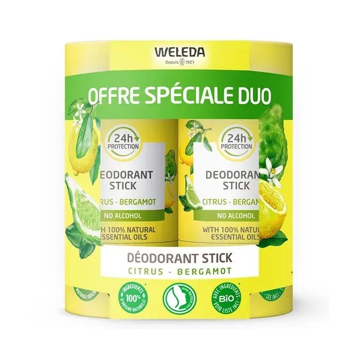 Déodorant stick Citrus Bergamote Weleda