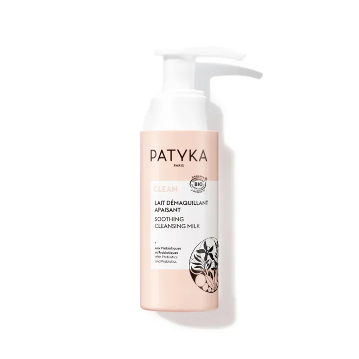 Lait apaisant démaquillant bio Clean Patyka