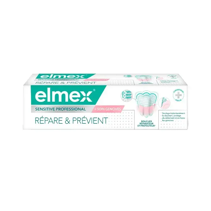 Sensitive professional dentifrice soin gencives Elmex