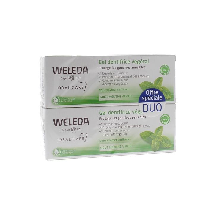 Gel dentifrice végétal Weleda