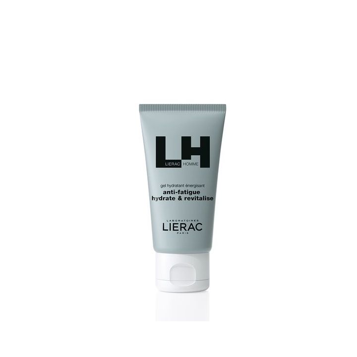 Gel hydratant énergisant anti-fatigue Lierac homme - tube de 50ml