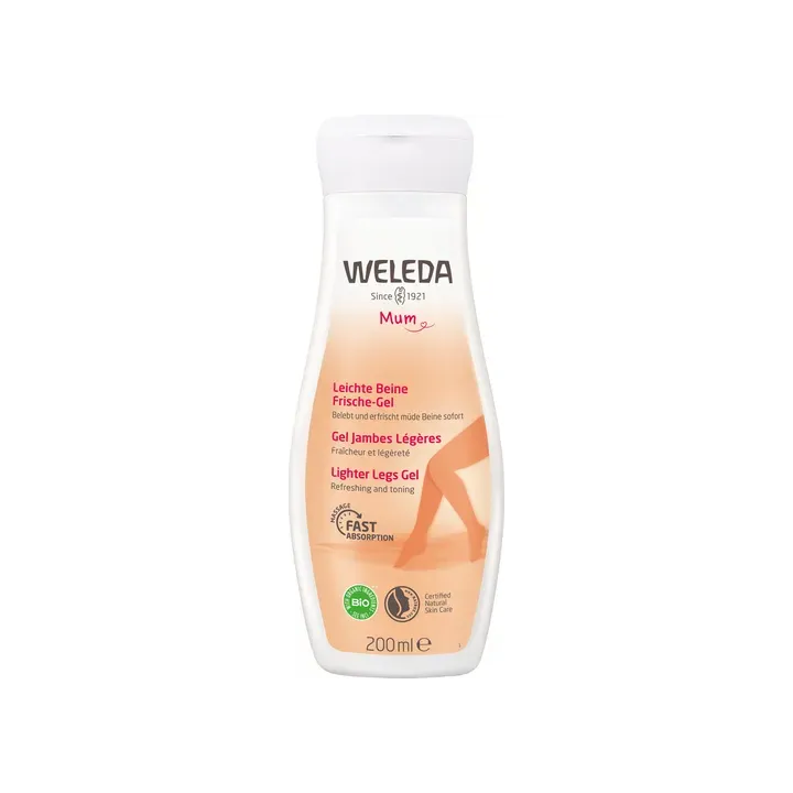 Gel jambes légères Weleda - flacon de 200ml