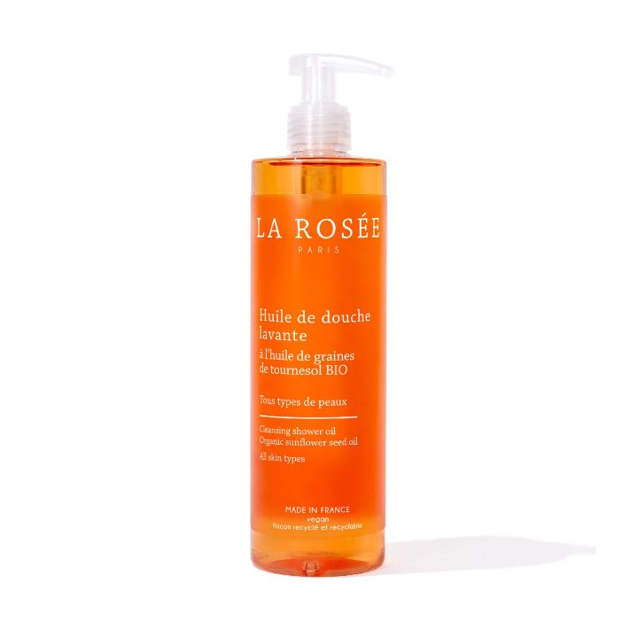Huile de douche lavante La Rosée - flacon à pompe de 400 ml