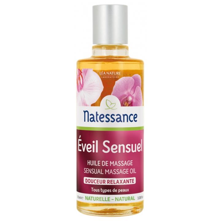 Huile de massage éveil sensuel Natessance