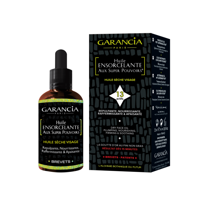 Huile ensorcelante aux supers pouvoirs visage Garancia - flacon de 29 ml