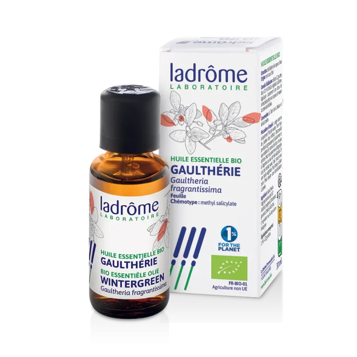 Huile essentielle Gaulthérie bio Ladrôme - flacon de 30ml