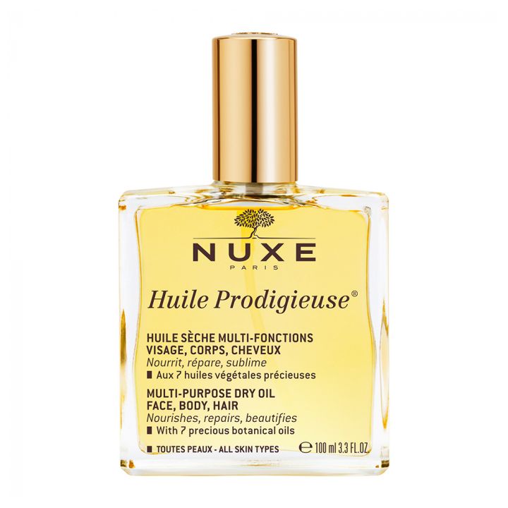 Huile prodigieuse huile sèche visage, corps et cheveux Nuxe