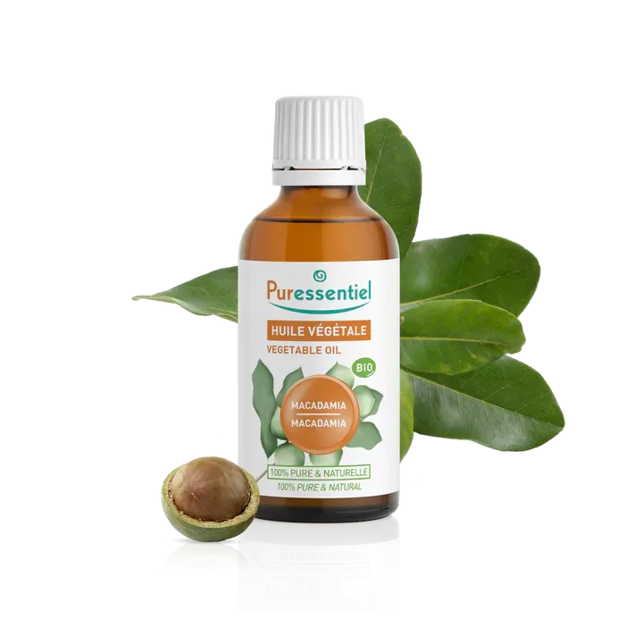 Huile végétale de Macadamia bio Puressentiel - flacon de 50 ml