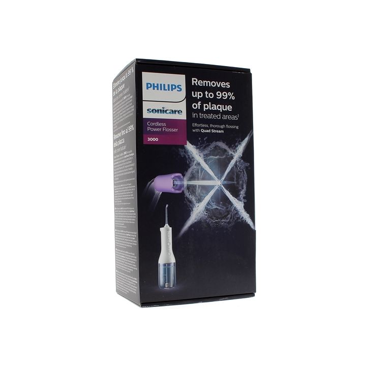 Hydropulseur sans fil blanc Sonicare Power Flosser 3000 Philips - un hydropropulseur