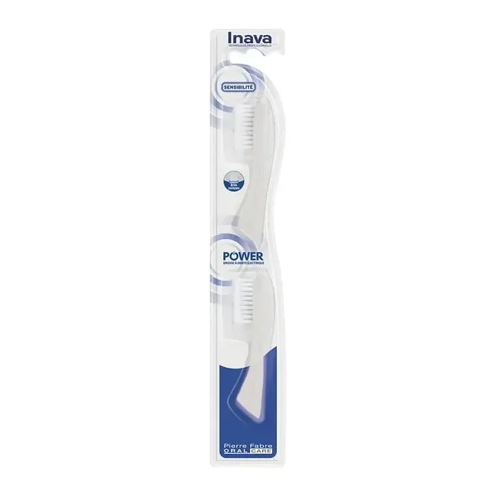 Power brossette recharge sensibilité Inava - 2 brossettes