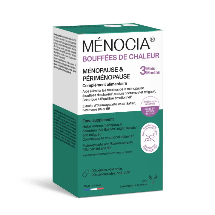 Ménocia bouffées de chaleur CCD