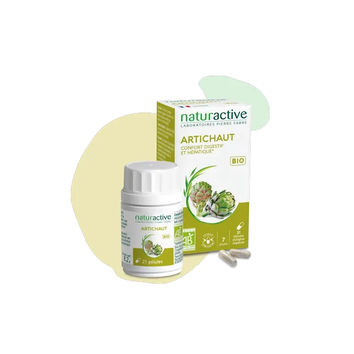 Artichaut bio Naturactive - boîte de 21 gélules
