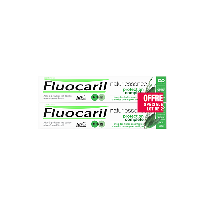 Natur'Essence Dentifrice protection complète bi-fluoré Fluocaril