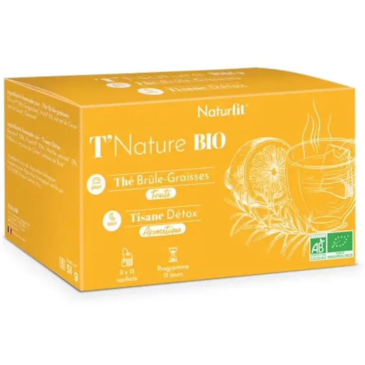 Naturfit T'Nature bio Ineldea - boite de 2x15 sachets