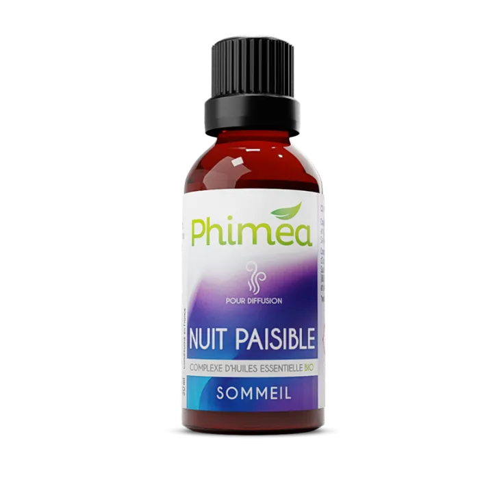 Synergie Nuit paisible aux huiles essentielles bio Phimea - flacon de 30ml