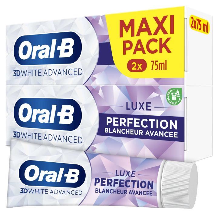 3D White Advanced Luxe Perfection Dentifrice Oral B