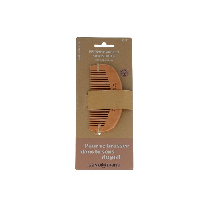 Peigne barbe et moustache Sanodiane - un peigne