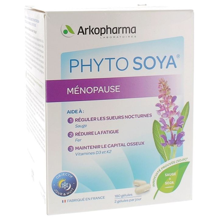 Phyto Soya ménopause Arkopharma - boîte de 180 gélules