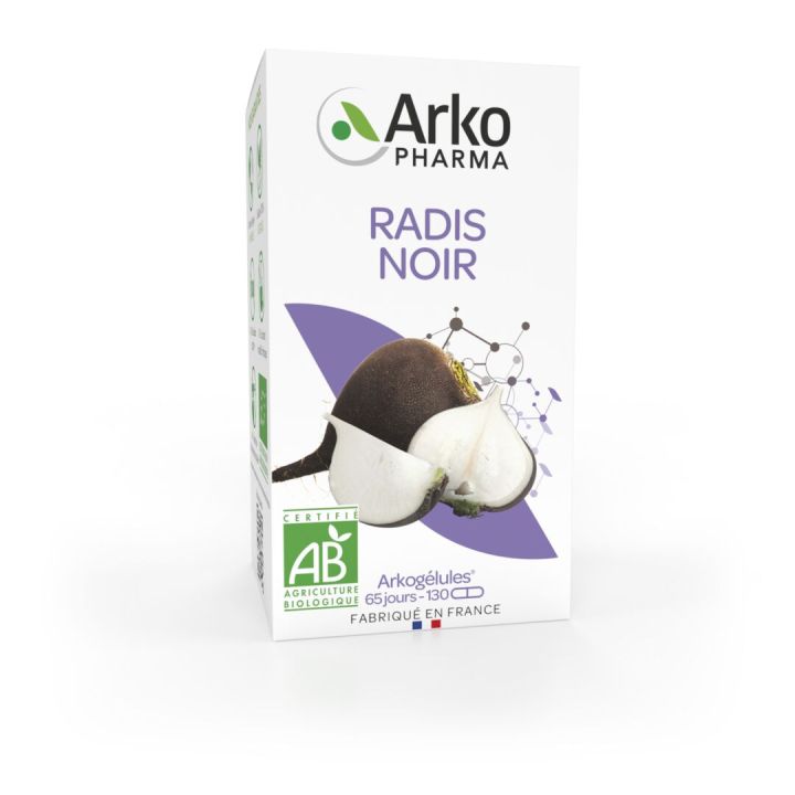 Arkogélules Radis noir bio Arkopharma