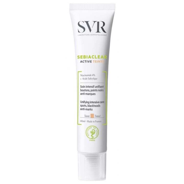 Sebiaclear Active teinté soin intensif SVR - tube de 40 ml