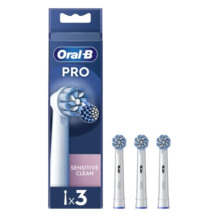 Sensitive Clean Brossettes de rechange Oral-B - 3 brossettes