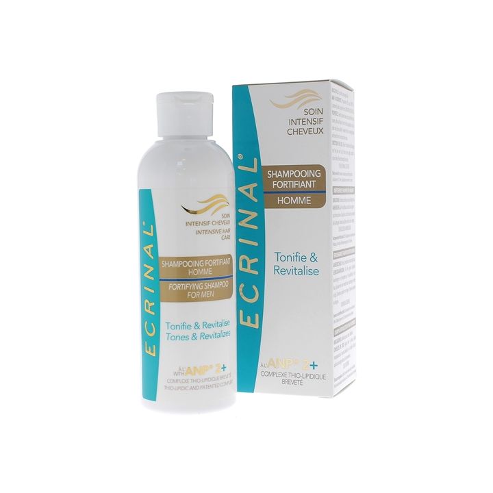 Shampooing fortifiant homme ANP 2+ Ecrinal - flacon de 200 ml