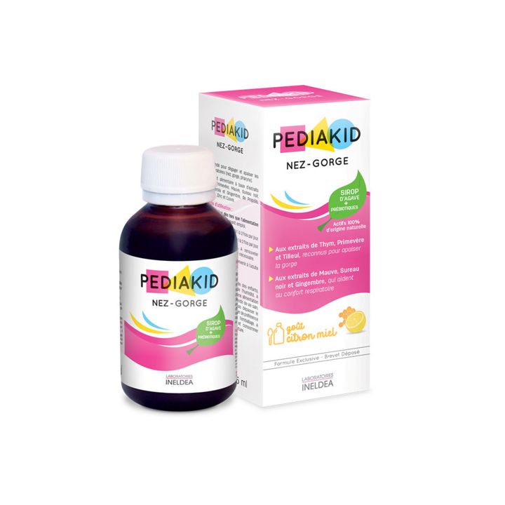 Pediakid nez-gorge goût miel citron