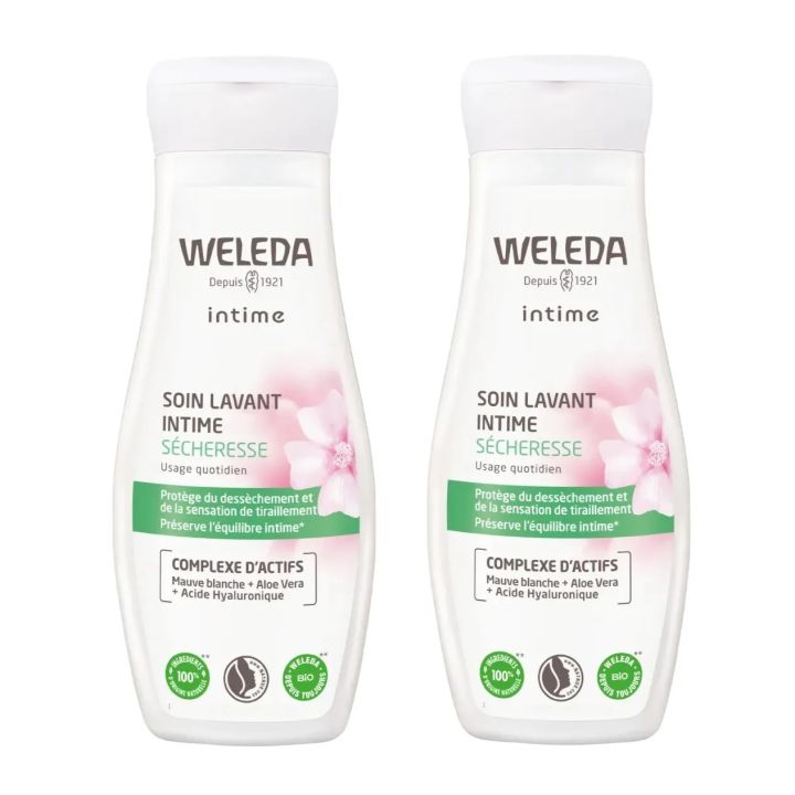 Soin lavant intime sécheresse bio Weleda