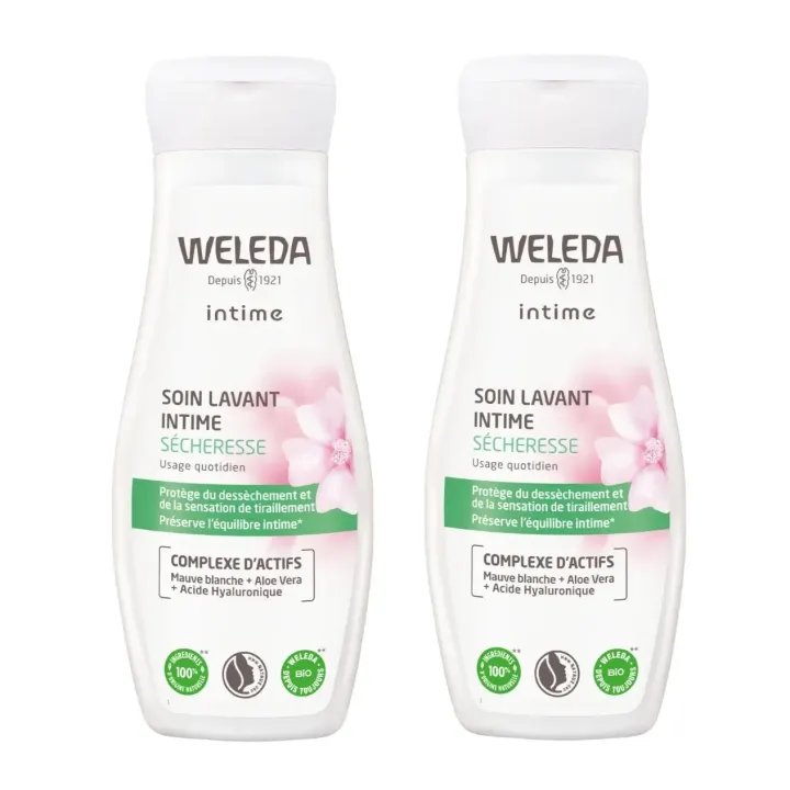 Soin lavant intime sécheresse bio Weleda