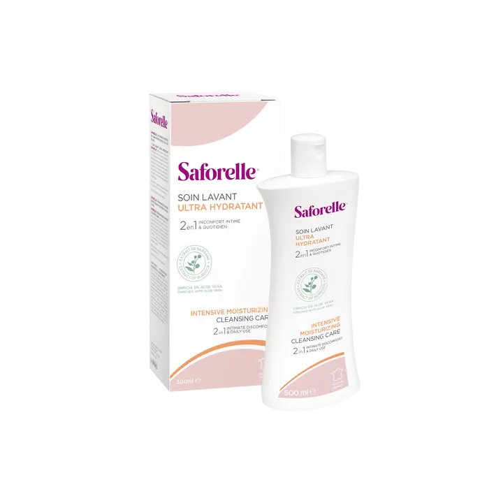 Soin lavant ultra hydratant Saforelle - flacon de 500 ml
