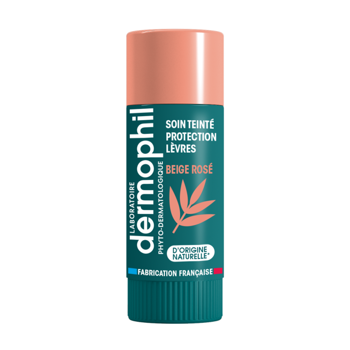 Soin lèvres teinté Dermophil Indien - stick de 4g