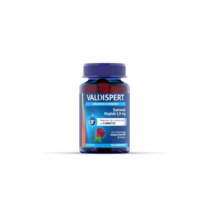 Sommeil rapide 1,9 mg Valdispert - pot de 30 gommes