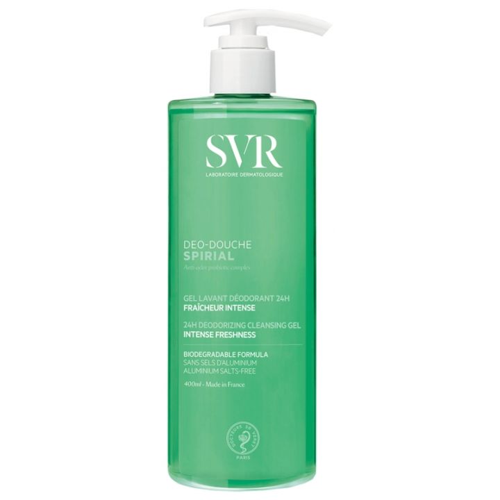 Spirial Déo-douche gel lavant déodorant 24h SVR
