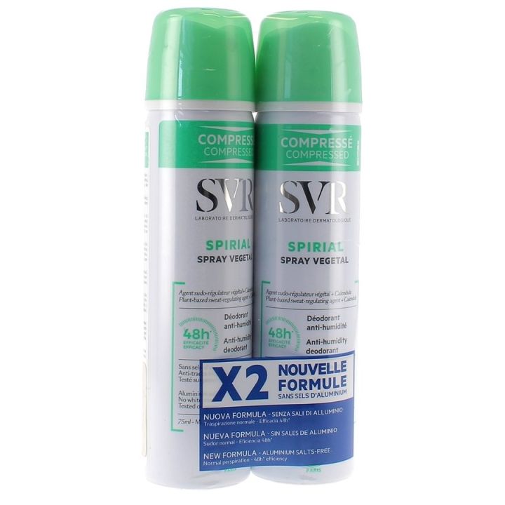 Spirial spray végétal déodorant anti-humidité 48h SVR