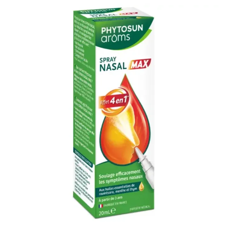 Spray nasal max effet 4 en 1 Phytosun Aroms - spray de 20ml