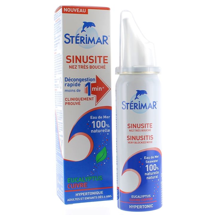 Sinusite nez très bouché Stérimar