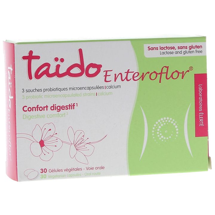 Taïdo Enteroflor Elerté - boite de 30 gélules