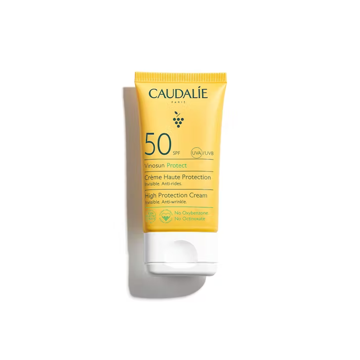 Crème solaire très haute protection SPF50+ Caudalie - tube de 50ml