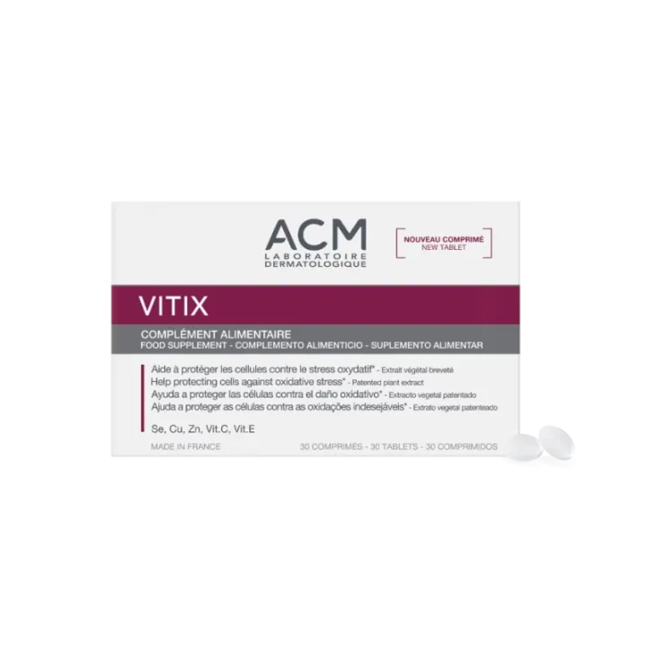Vitix stress oxydatif ACM - boite de 30 comprimés