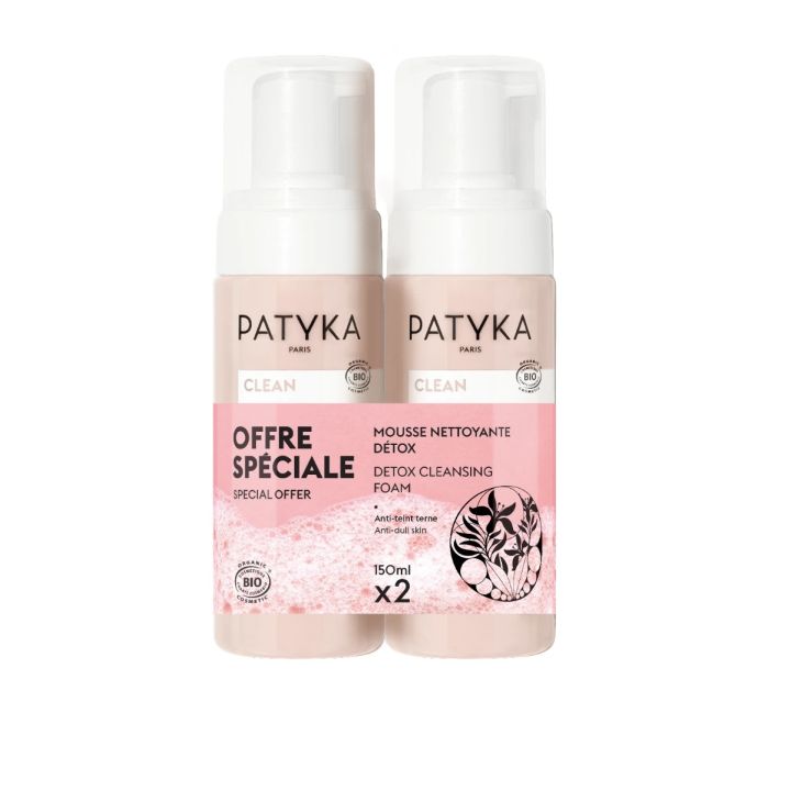 Mousse nettoyante détox bio Clean Patyka