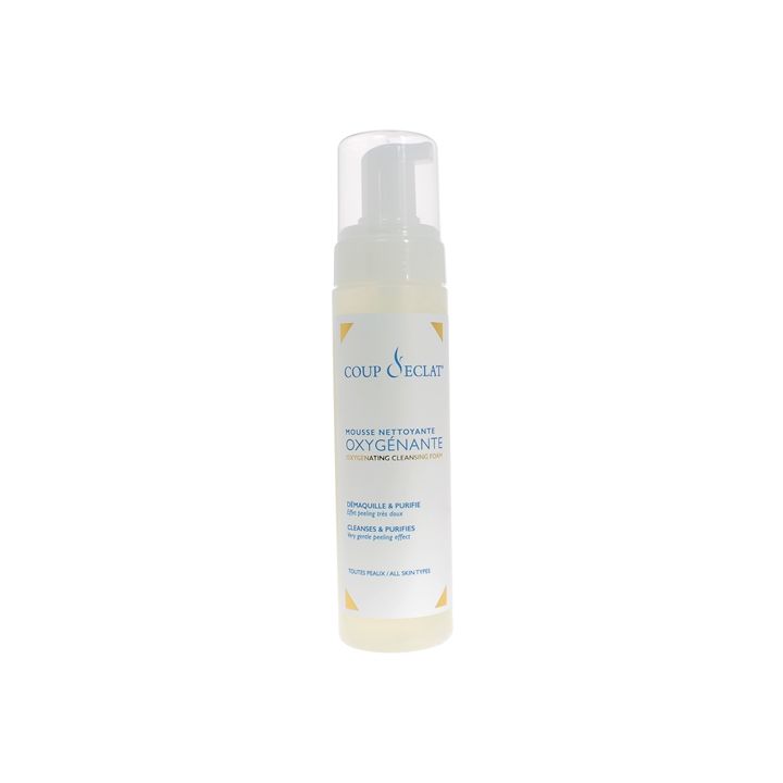 Mousse nettoyante oxygénante Coup d'éclat - flacon-pompe de 200 ml